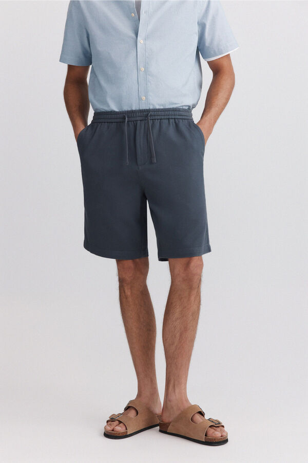 Springfield Bermuda comfort fit azul