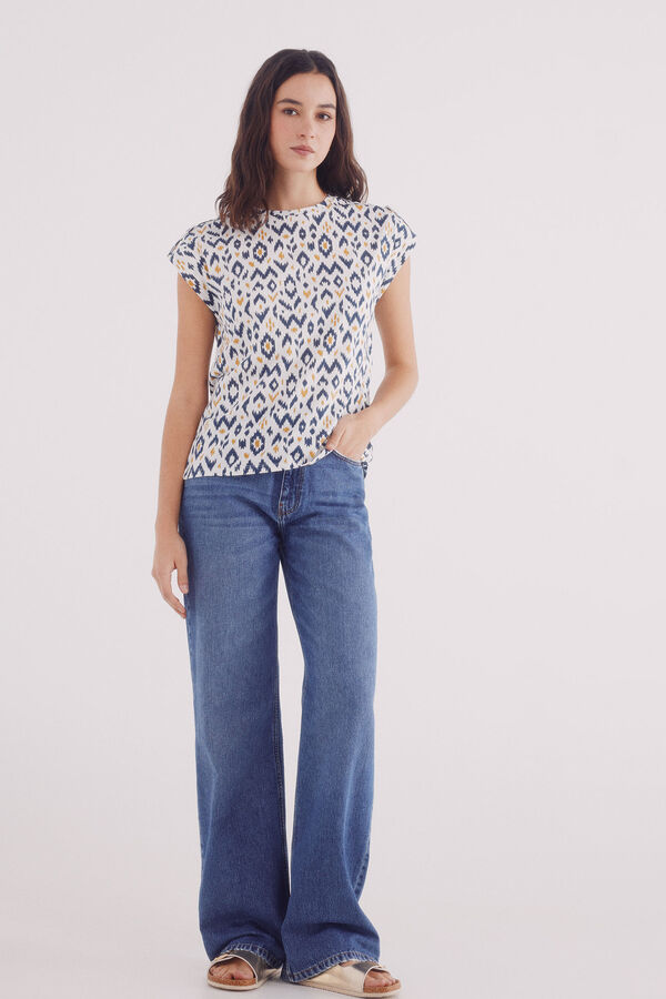 Springfield T-shirt animal print estampado