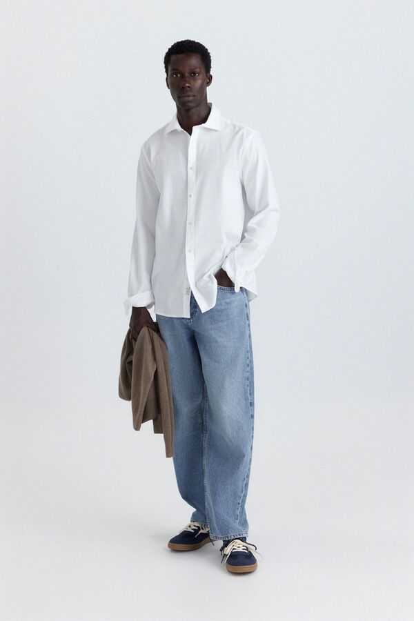 Springfield Camisa estruturada branco