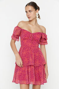 Trendyol Vestido mini com decote