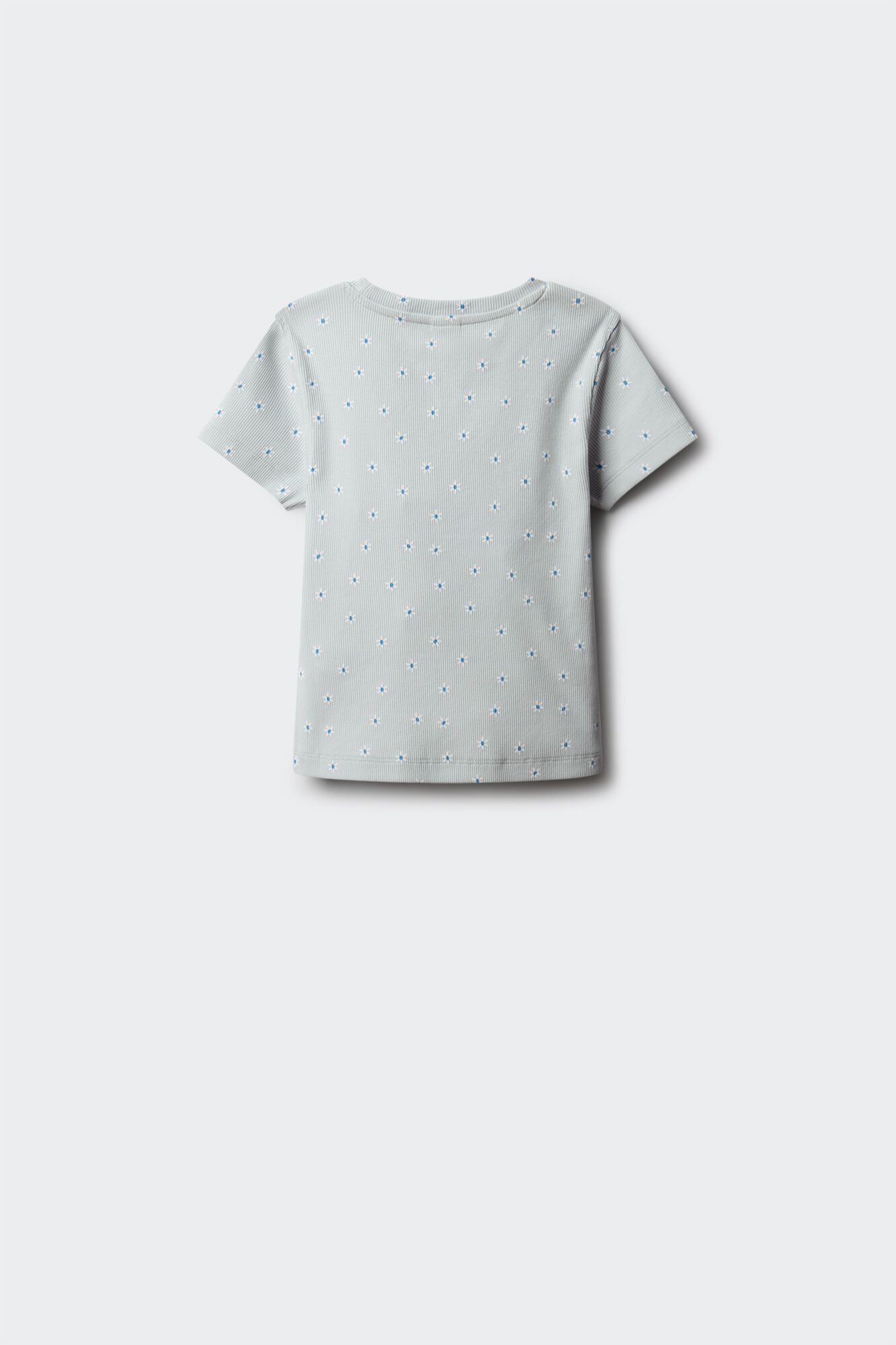 Springfield Kids Camiseta manga corta rib flores ni&ntilde;a