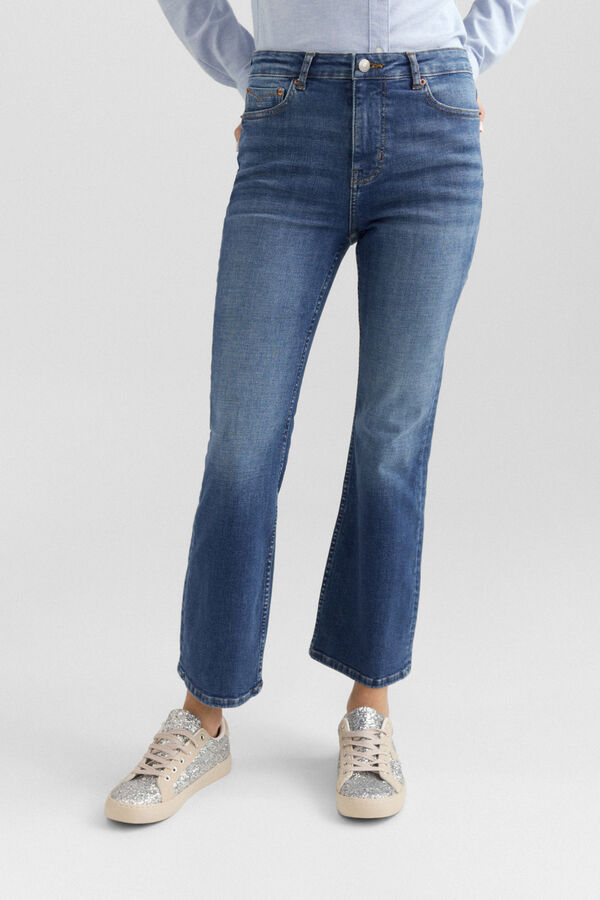 Springfield Jeans kick flare azul