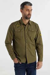 Lois Camisa de manga manga comprida verde