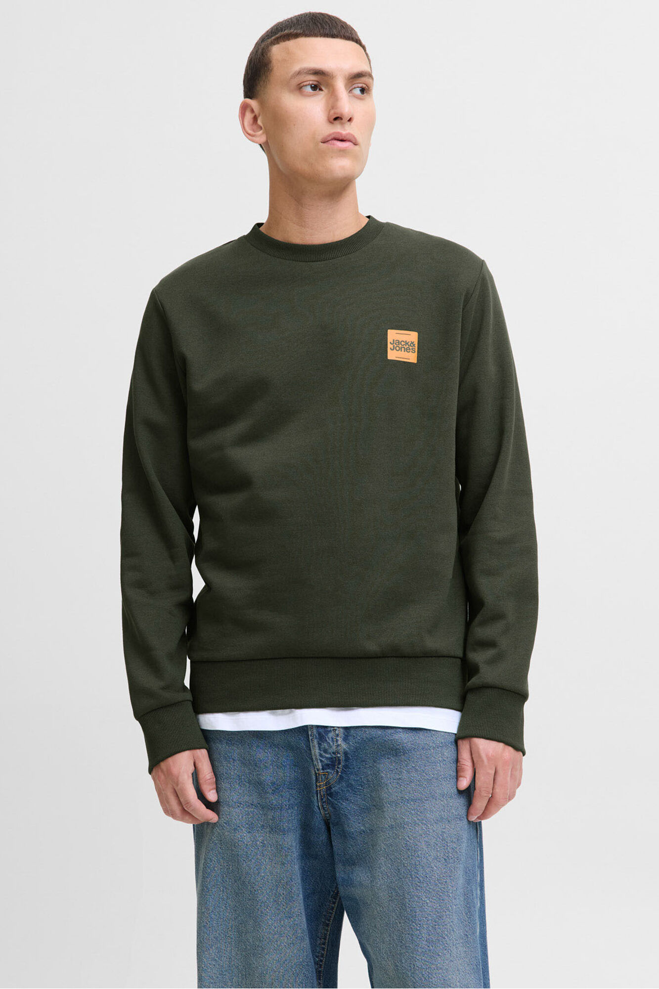 Jack & Jones Sweatshirt com logo contrastante