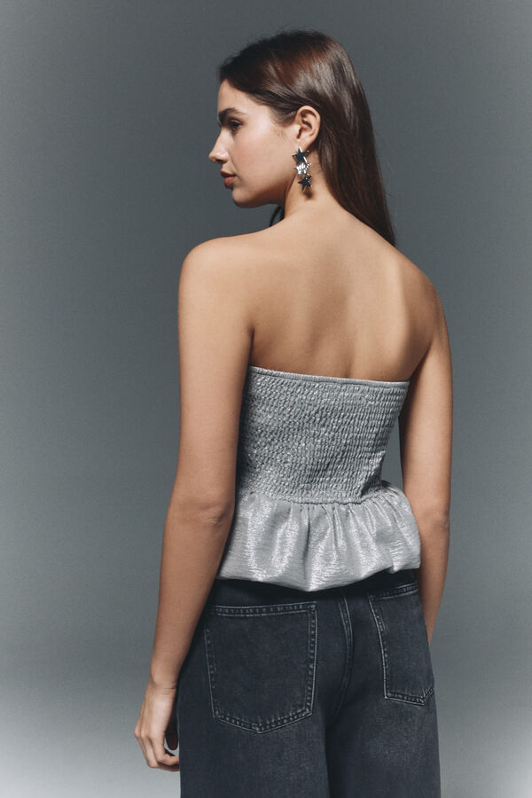 High Spirits Blusa Bubblé cinzento