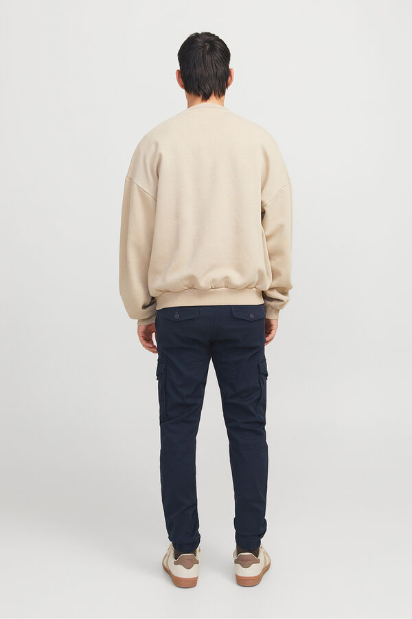 Jack & Jones Calças cargo slim fit azul