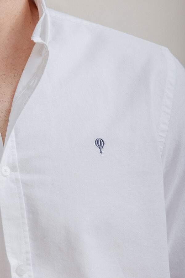 Celopman Camisa Oxford branco