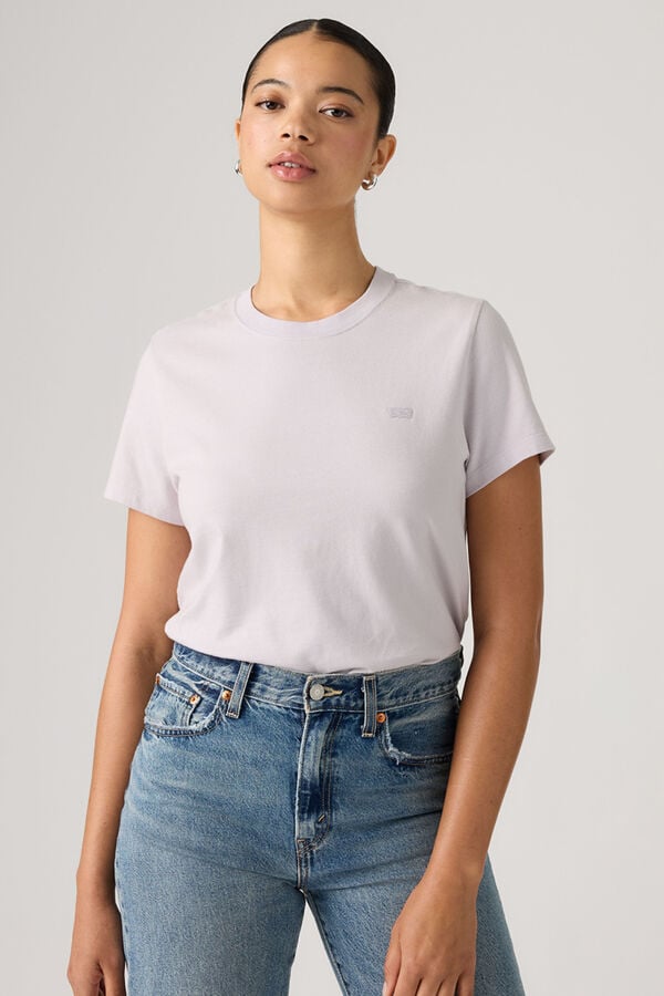 Levi's T-shirt de manga curta com logo rosa