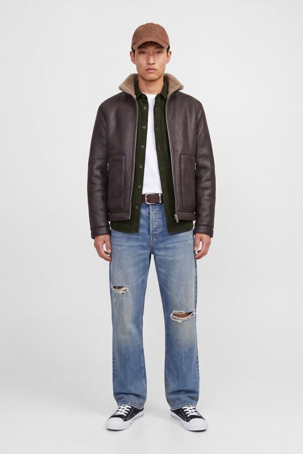 Jack & Jones Sobrecamisa 100% algod&atilde;o verde