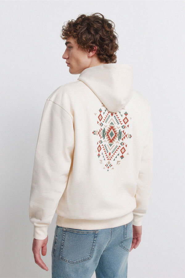 Springfield Sweatshirt &eacute;tnica branco