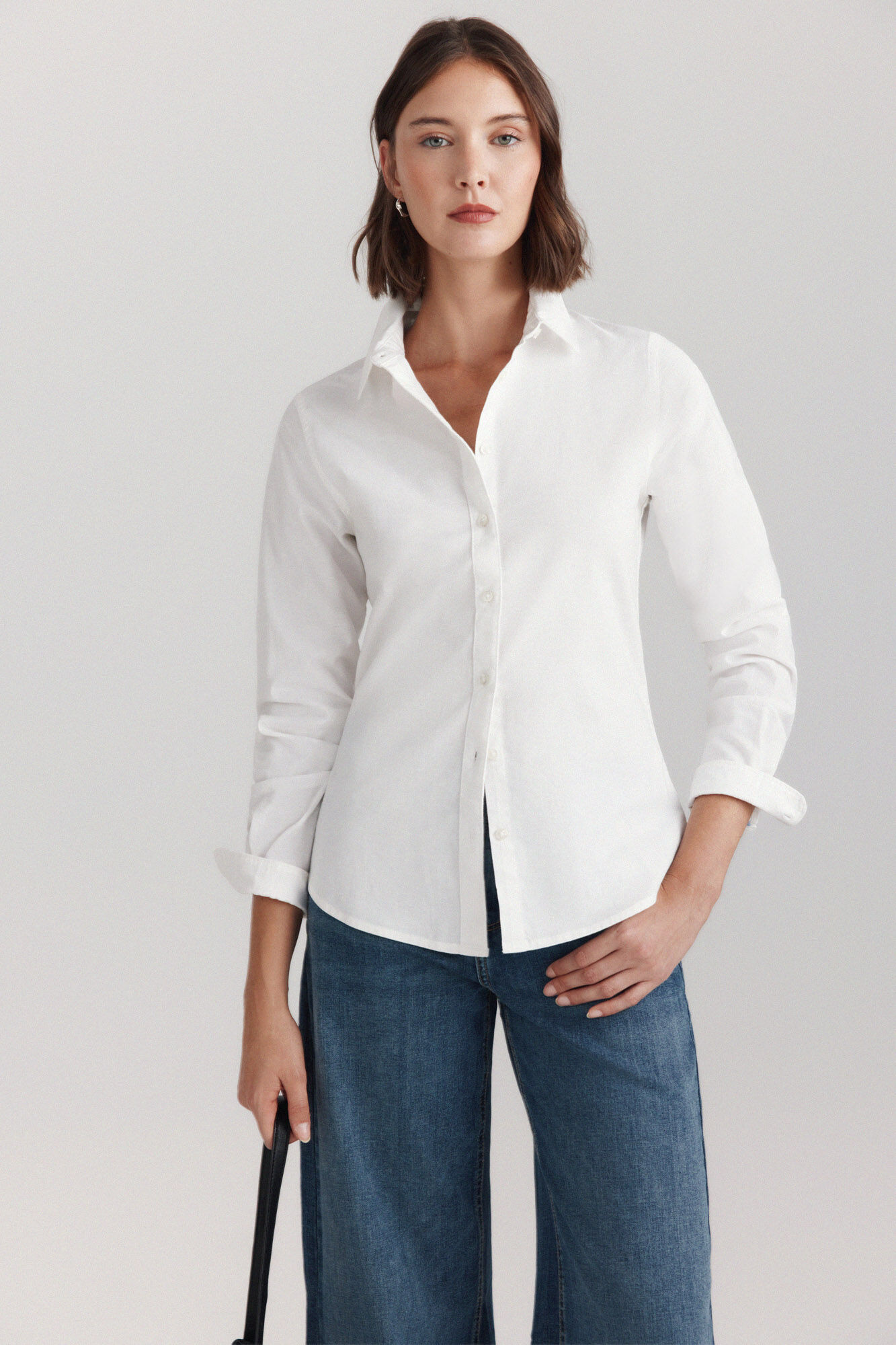 Springfield Blusa b&aacute;sica oxford