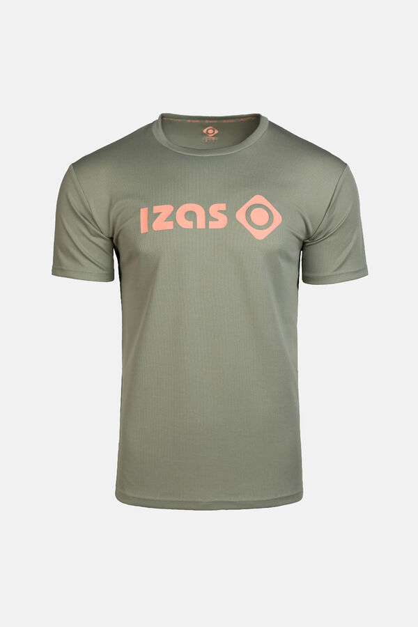 Izas T-shirt com logo grande de Laredo bege