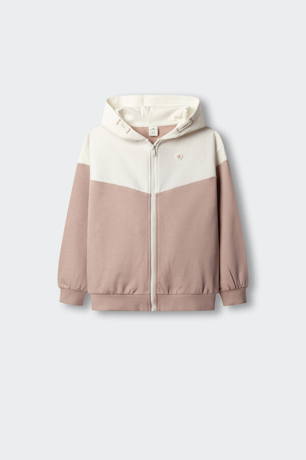 Springfield Kids Sweatshirt b&aacute;sica cortada e cosida menina rosa