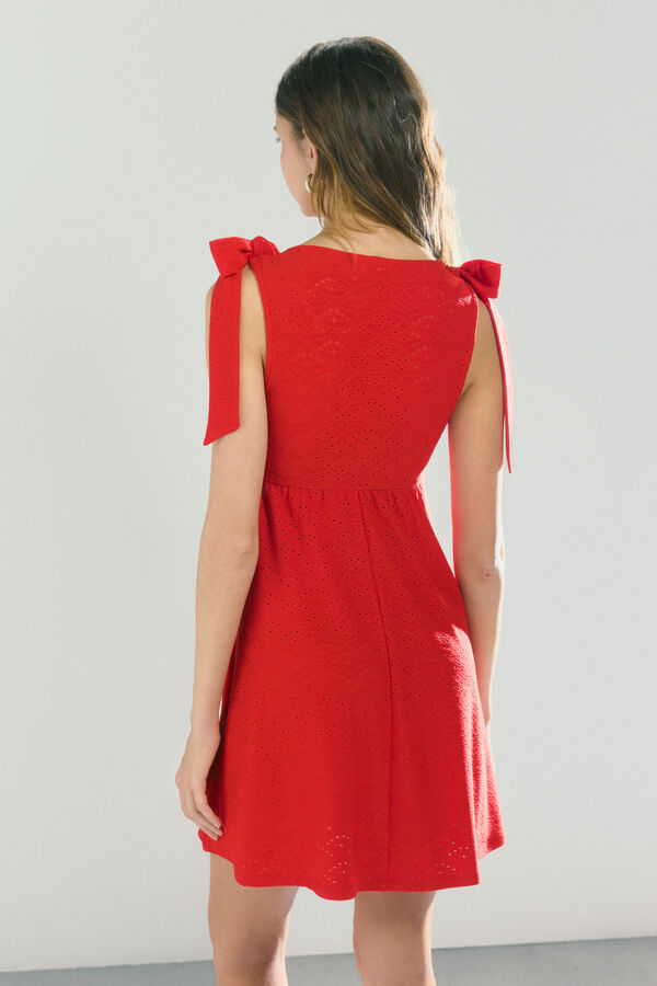 High Spirits Vestido Alma  vermelho