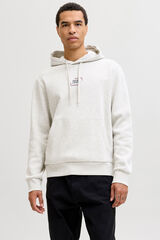 Jack & Jones Sweatshirt de capuz regular fit branco