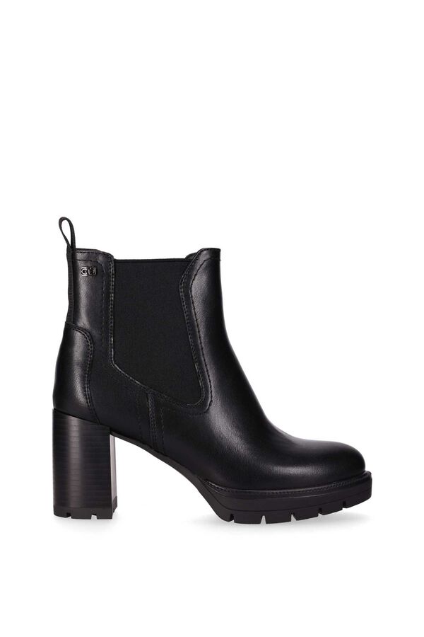 Chika 10 Botins com painel el&aacute;stico lateral preto