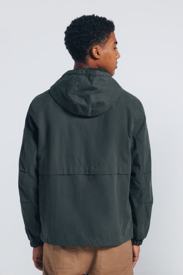 Springfield Parka algodão estampado