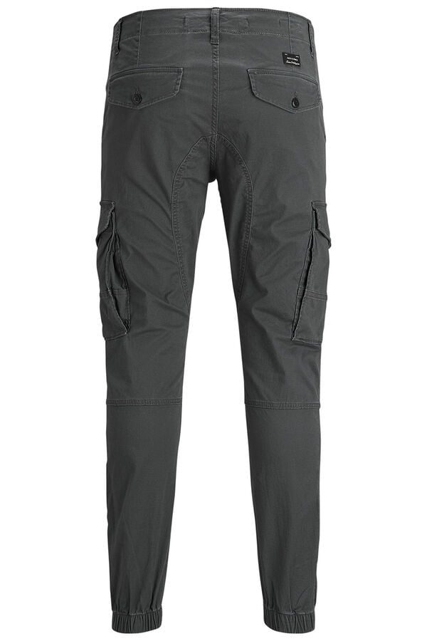 Jack & Jones calças cargo justas preto
