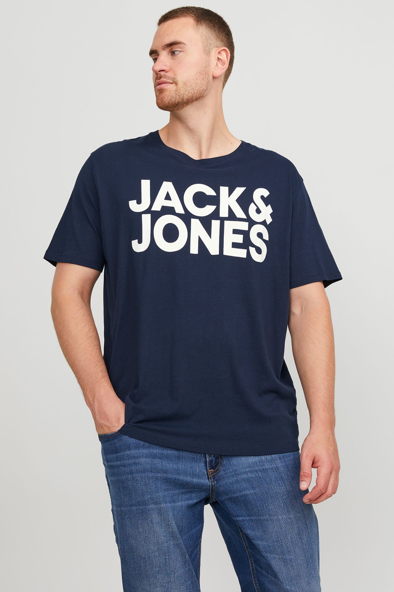 Jack & Jones PLUS T-shirt estampada de manga curta