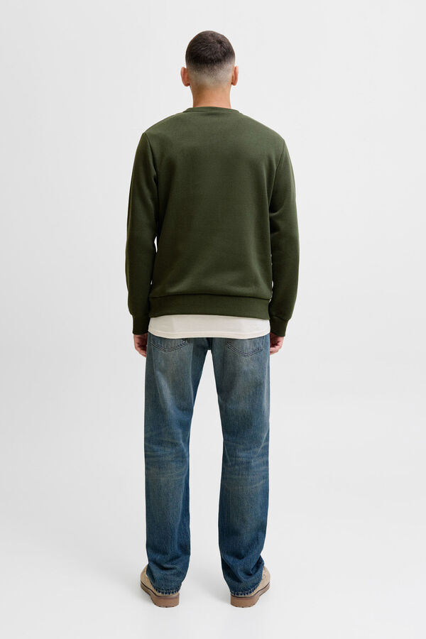 Jack & Jones Sweatshirt básico com logo  verde