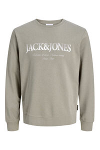 Jack & Jones PLUS Sweatshirt manga curta em algod&atilde;o