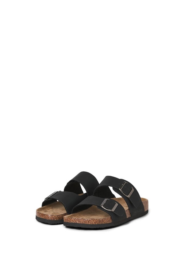 Jack & Jones Lightweight sole buckle sandals black