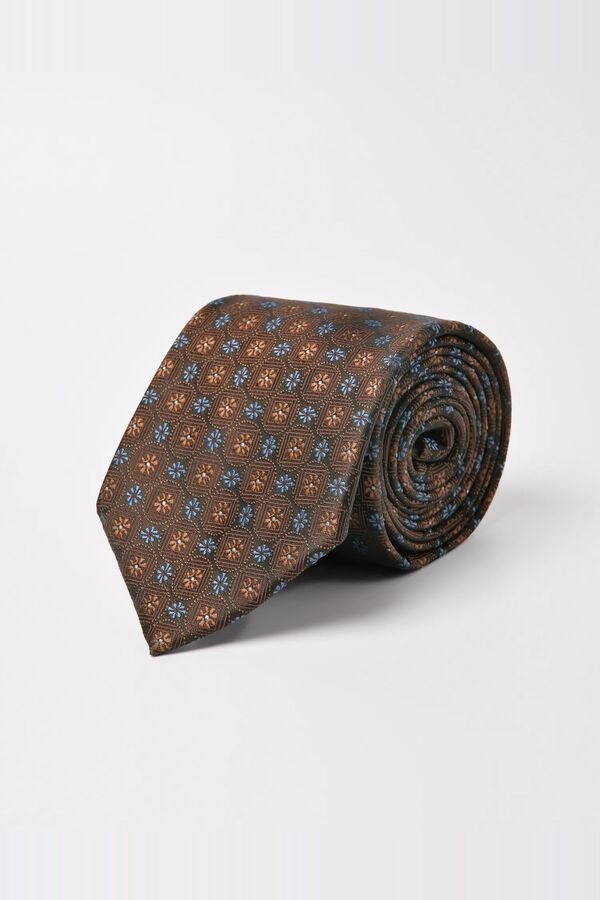 JVZ Gravata estampada cru