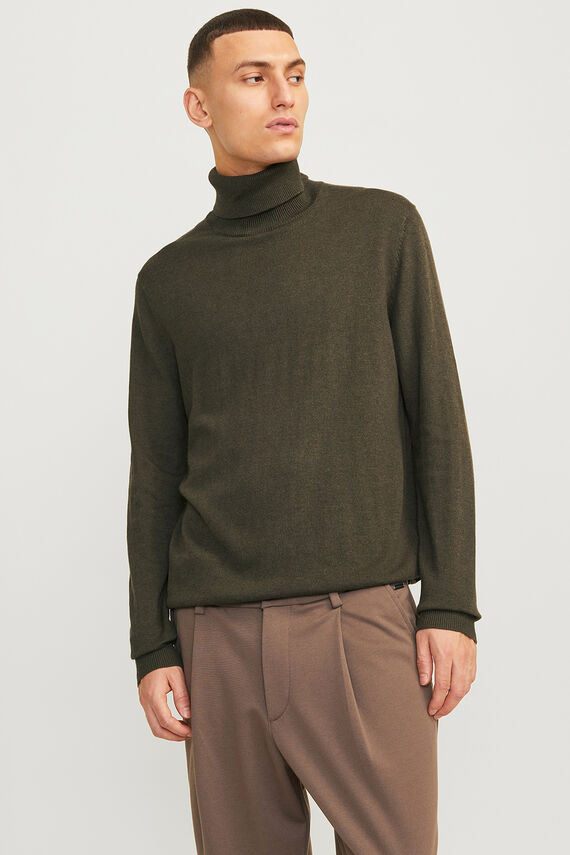 Jersey básico de cuello alto