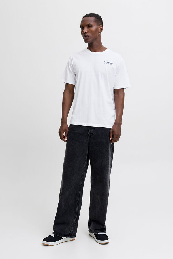 Jack & Jones Pacote com 2 camisetas de modelagem regular preto