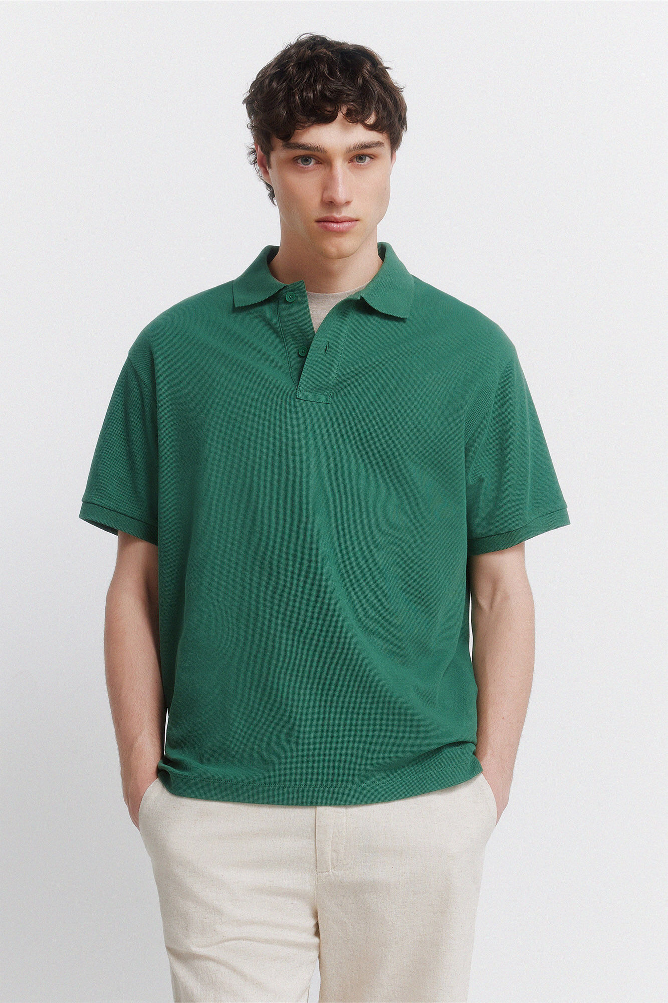 Springfield Polo em estrutura regular fit