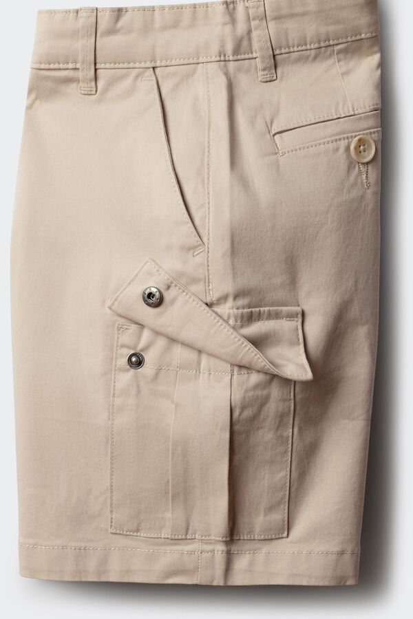 Springfield Kids Bermudas balloon em denim para menino bege