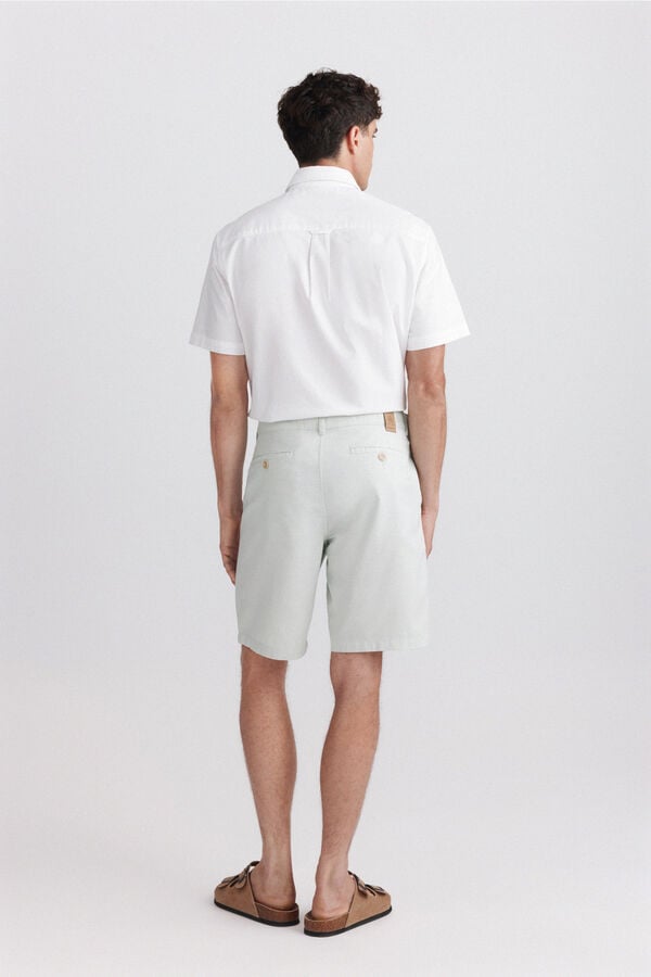 Springfield Bermuda t&eacute;cnica wide & relaxed fit verde