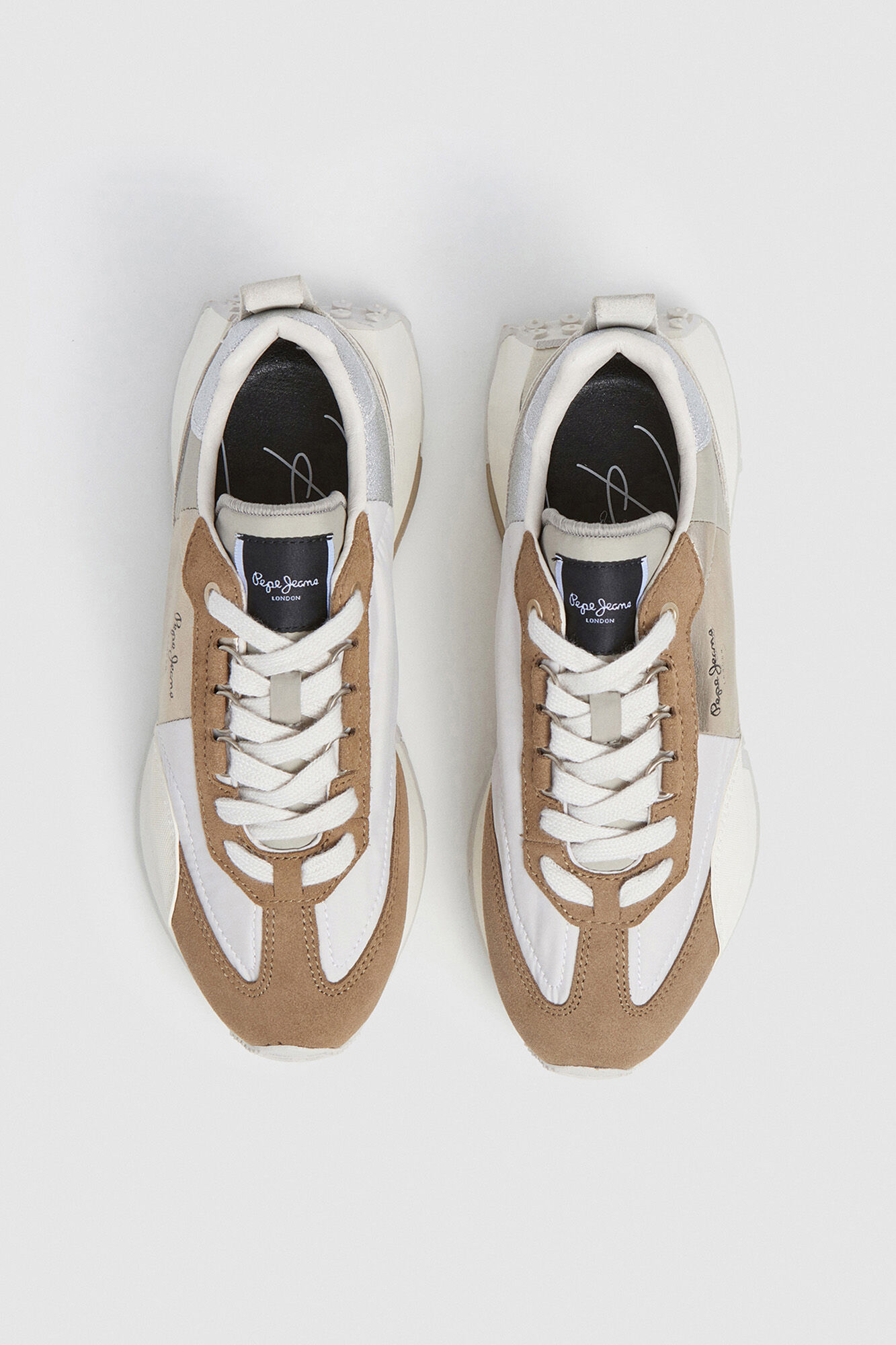 Pepe Jeans T&ecirc;nis com detalhes em Camur&ccedil;a
