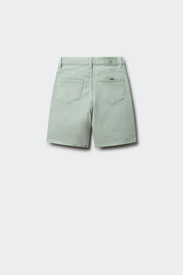 Springfield Kids Bermuda de 5 bolsos lavada para menino verde