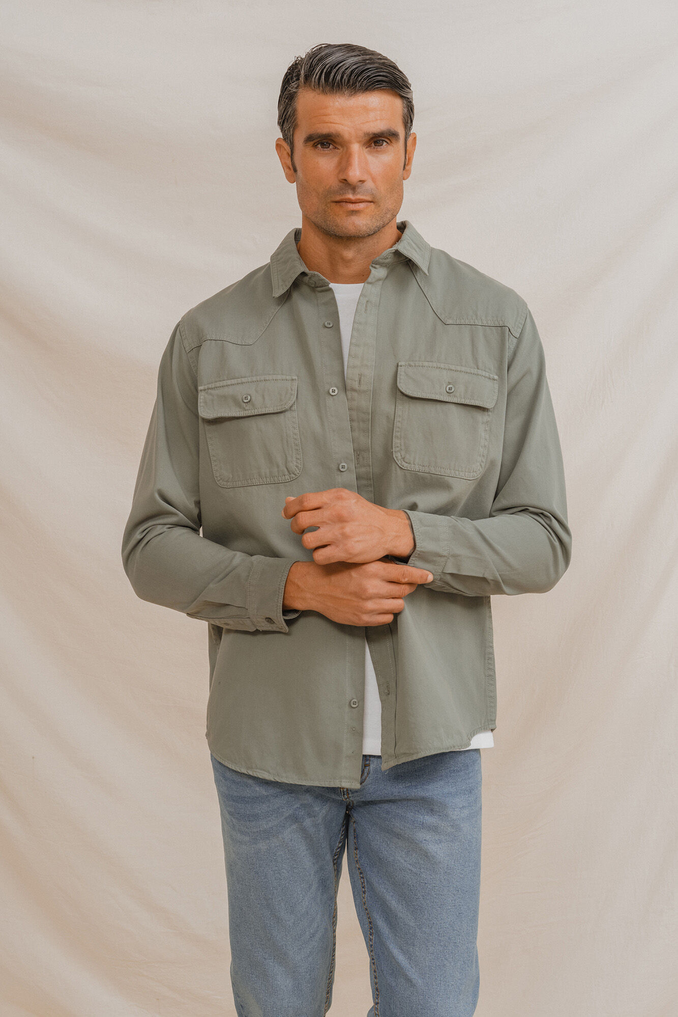 Celopman Sobrecamisa de algod&atilde;o