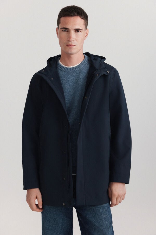 Springfield Parka t&eacute;cnica softshell azul