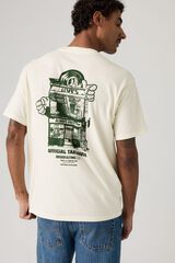 Levi's T-shirt de manga curta bege