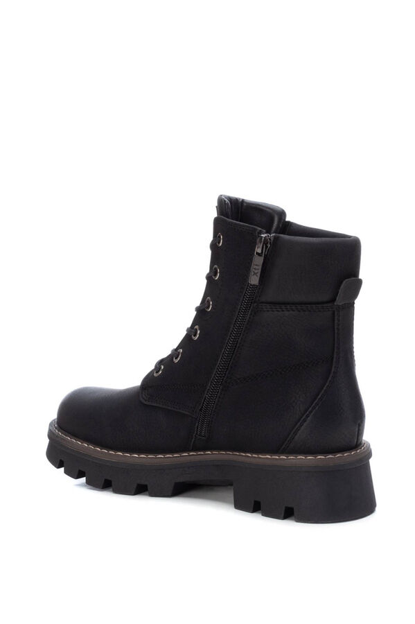 XTI Botín Señora Beige negro
