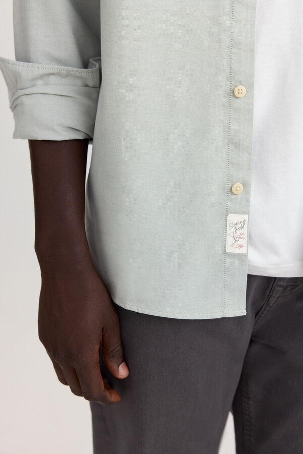 Springfield Camisa oxford leve verde