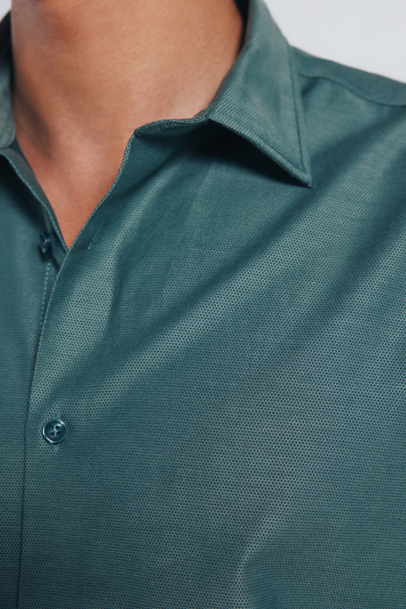 Springfield Camisa estruturada de f&aacute;cil cuidado