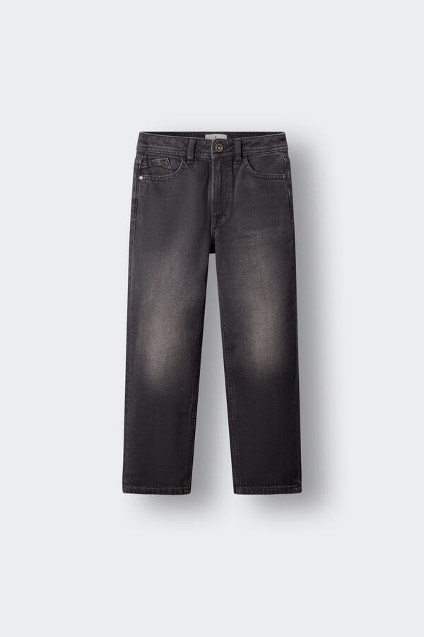 Springfield Kids Cal&ccedil;as de ganga regular para menino preto