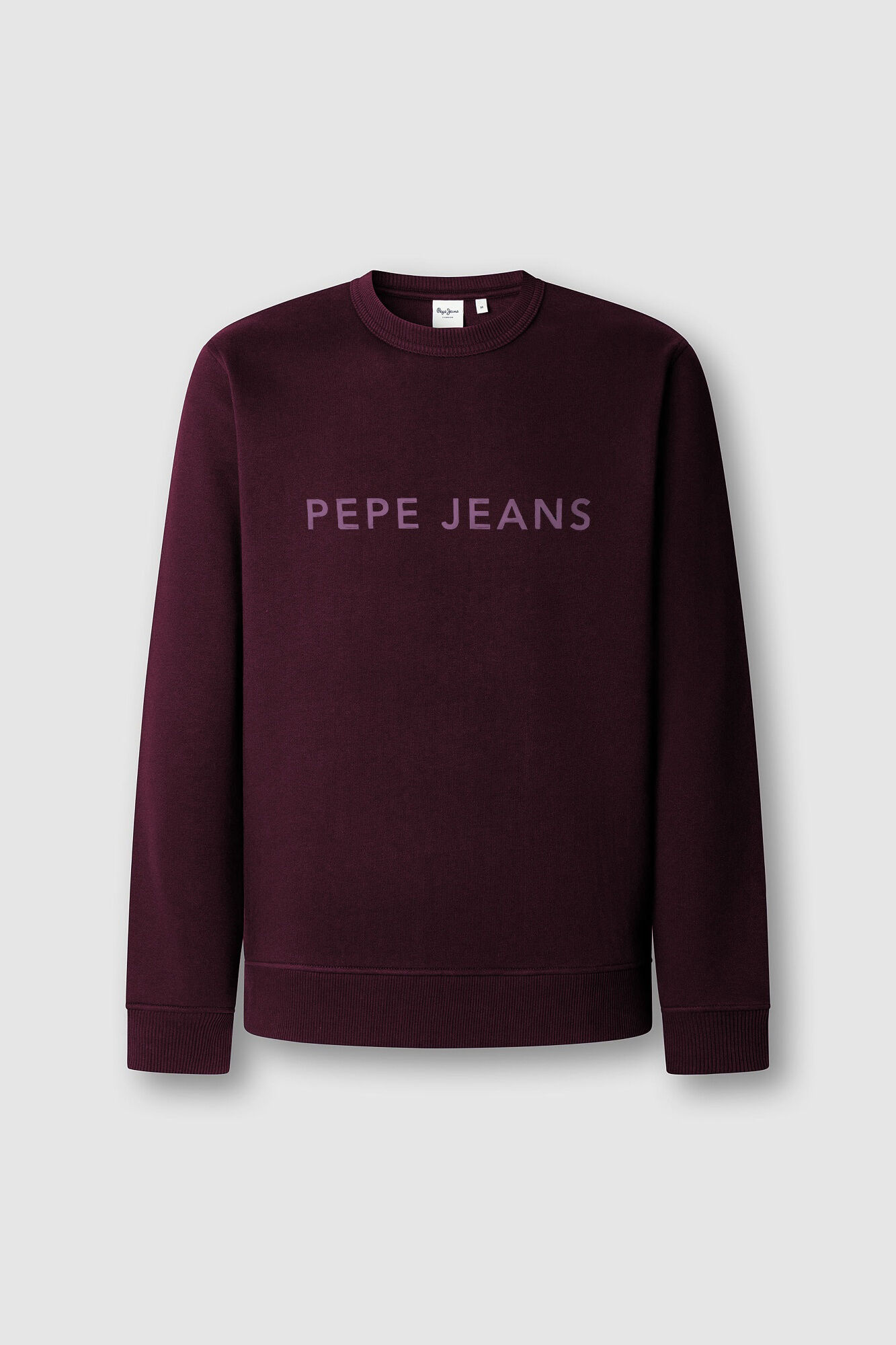 Pepe Jeans Sweatshirt com logo gola redonda