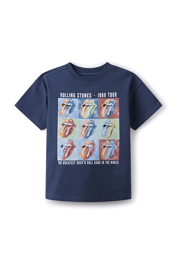 Springfield Boy's Rolling Stones T-shirt navy mix