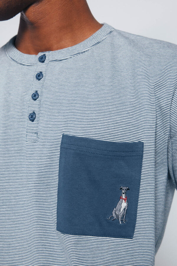 Springfield Pijama comprido azul