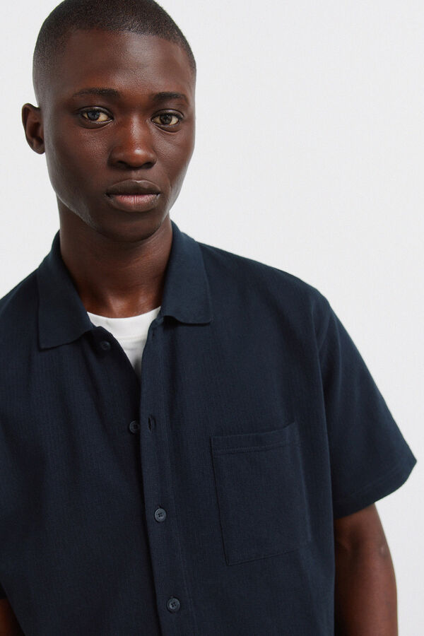 Springfield Polo camiseiro bolso regular fit azul