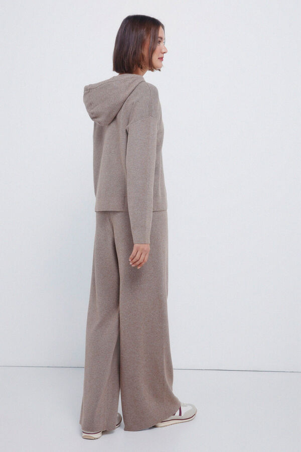 Springfield Cal&ccedil;a culotte de malha cinzento