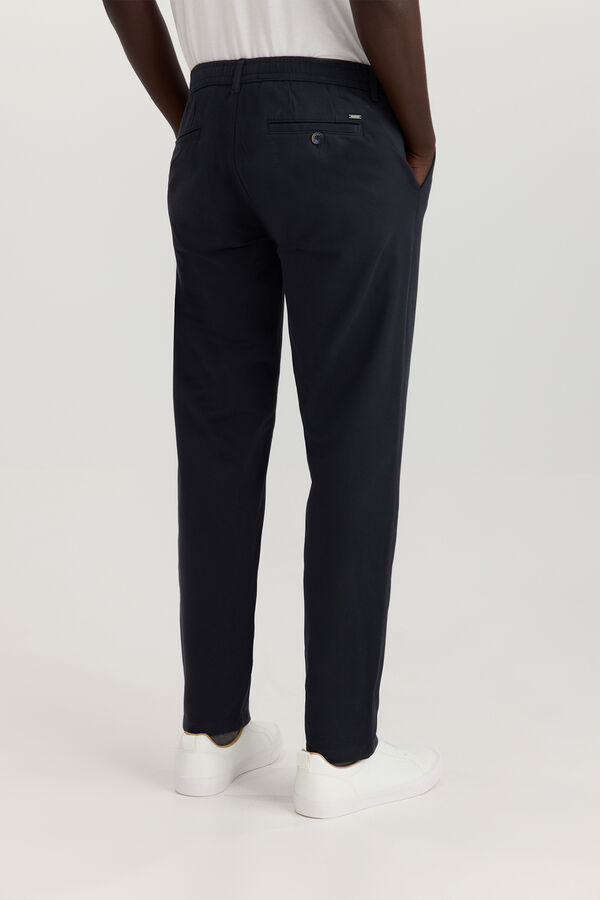 Springfield Comfort knit chinos blue