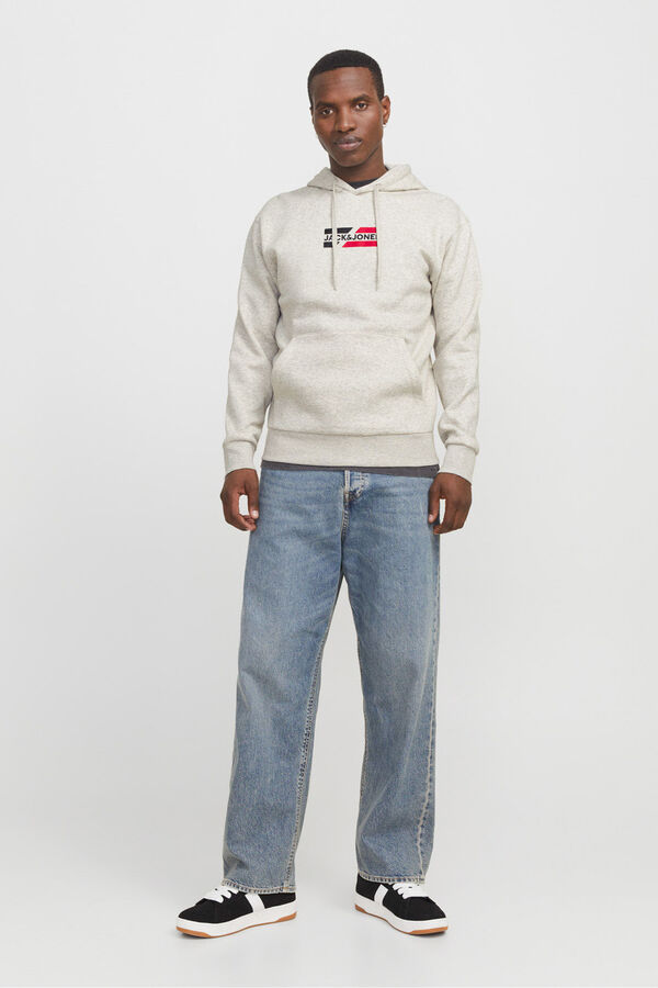Jack & Jones Sweatshirt com logo frontal branco
