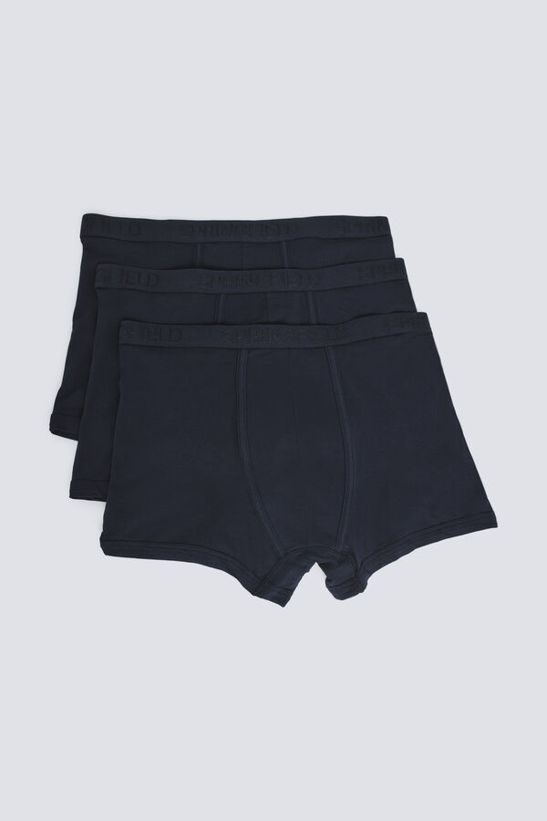 Springfield Pack 3 boxers b&aacute;sicos azul