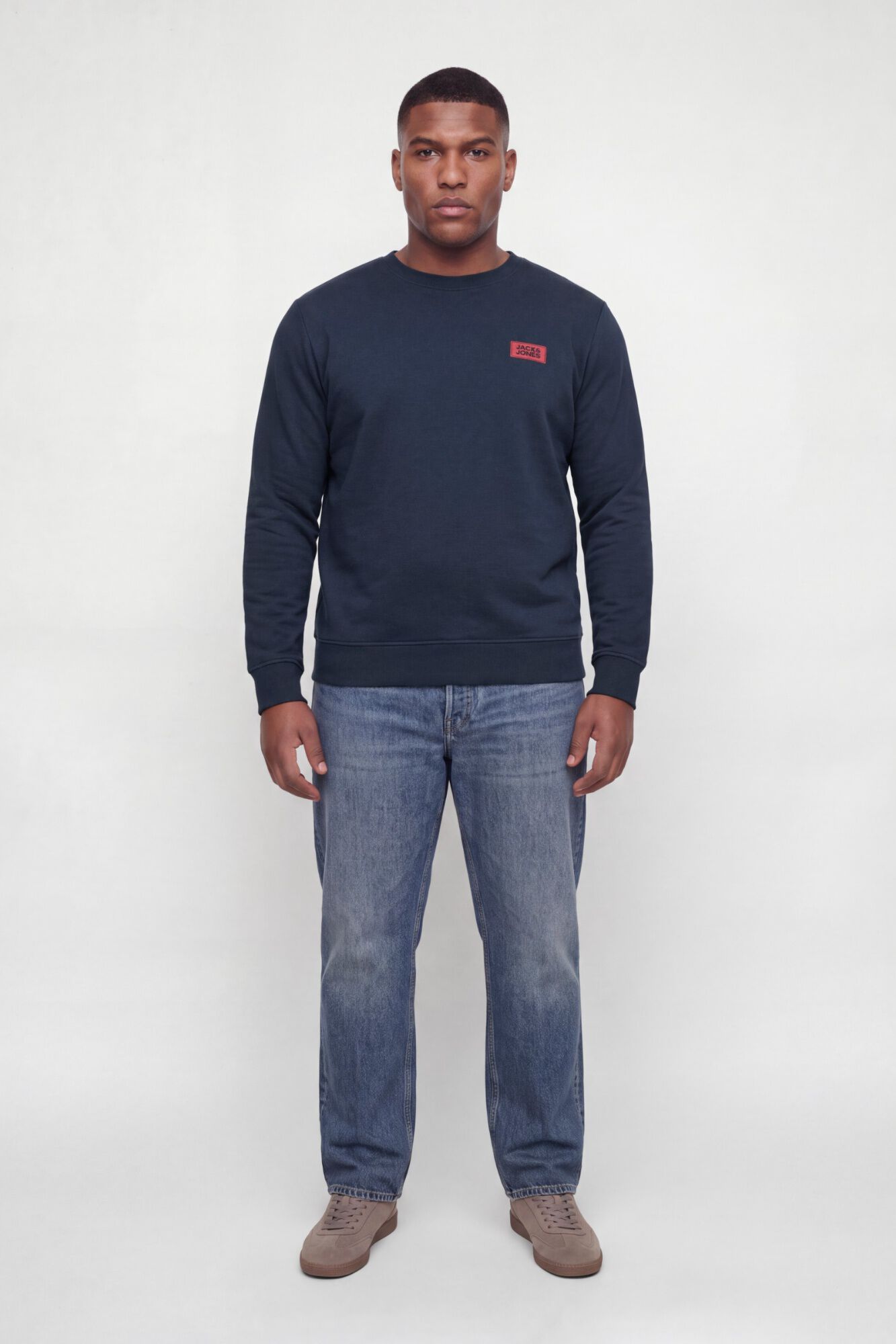 Jack & Jones PLUS Sweatshirt de gola redonda